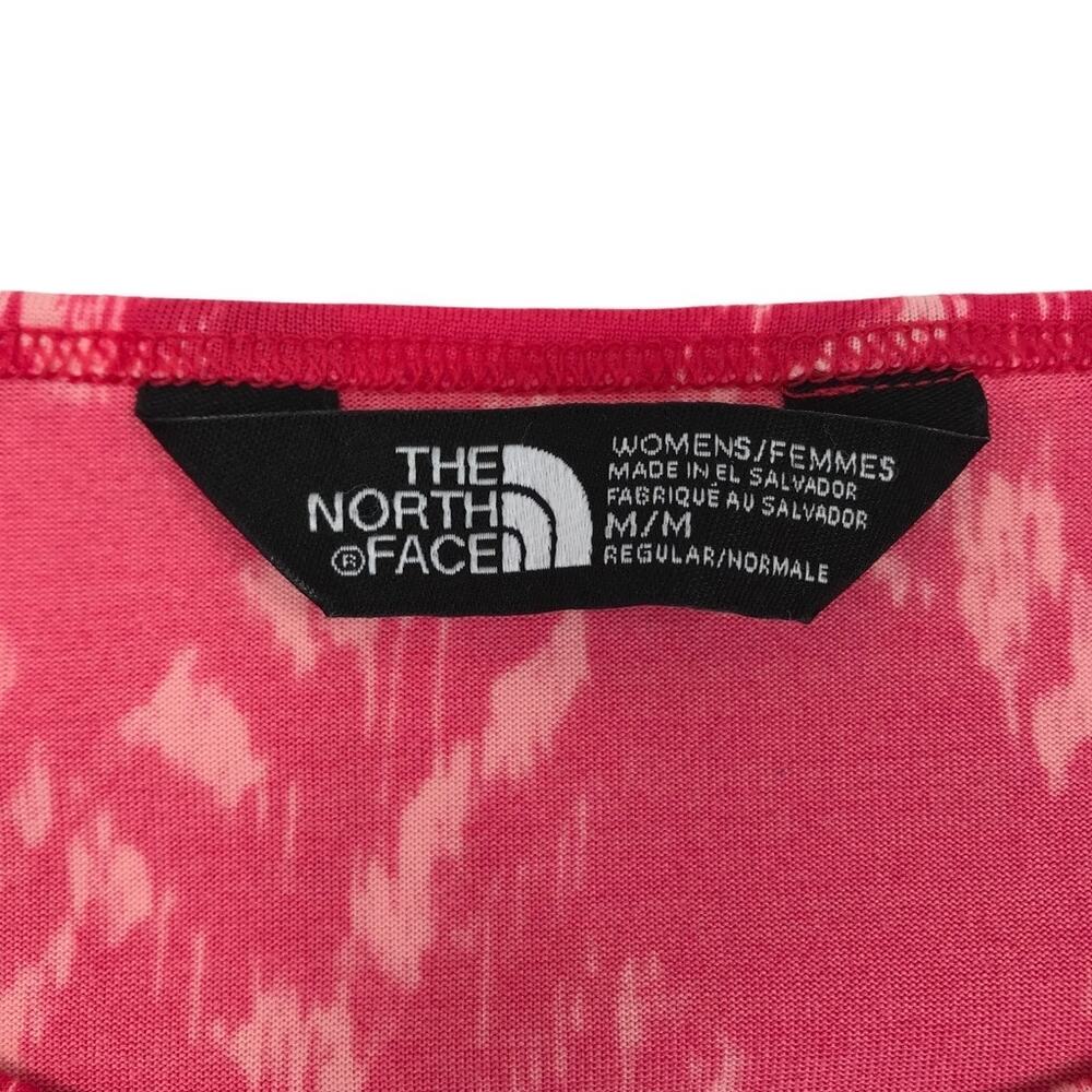 THE NORTH FACE Flash Dry Top Women M Red Sporty Outdoor Athletic Retro Travel - Picture 9 of 11